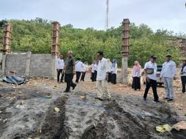 Dispertaru DIY Tinjau Lokasi Pembangunan Gedung KDMP di Kalurahan Sidorejo