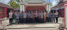 Pembinaan Linmas Kalurahan Sidorejo bersama Polsek Ponjong