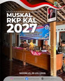 BAMUSKAL SIDOREJO GELAR MUSYAWARAH KALURAHAN PENYUSUNAN RKPKAL 2027