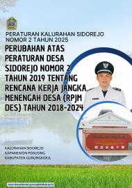 PERKAL PERUBAHAN ATAS PERDES RPJM DESA TAHUN 2018-2026