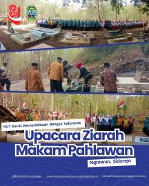 Ziarah Makam Pahlawan dalam rangka memperingati HUT ke 81 Kemerdekaan Bangsa Indonesia 
